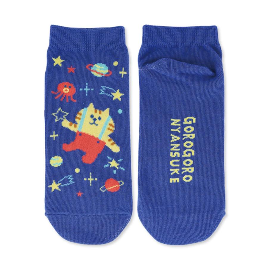 マインドウェイブ キャラクター ソックス ごろごろにゃんすけ 3足