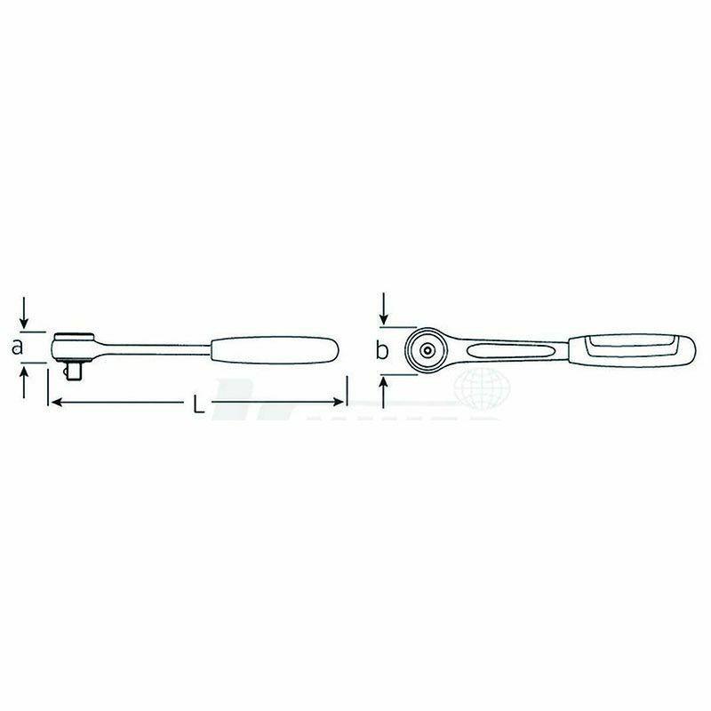 STAHLWILLE スタビレー 　3/8sq 80ギアラチェットハンドル　435QRN｜w-i-t｜02