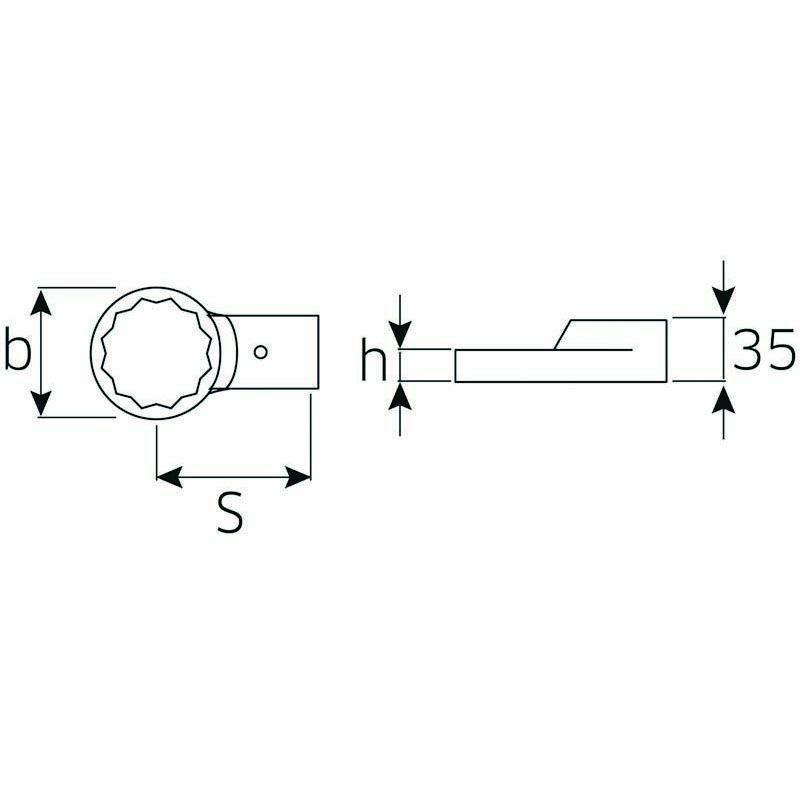 STAHLWILLE スタビレー 　トルクレンチ差替ヘッド(メガネ)　732/80-27_1