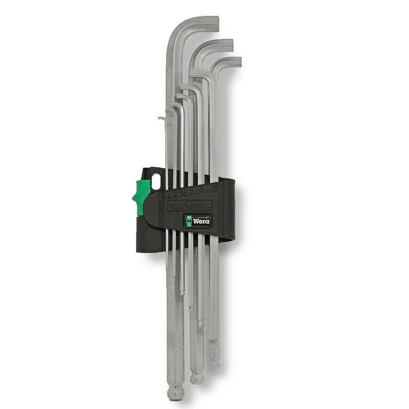 WERA ヴェラ 9pc L型ショートヘッドヘキサゴンレンチセット 950PKLS