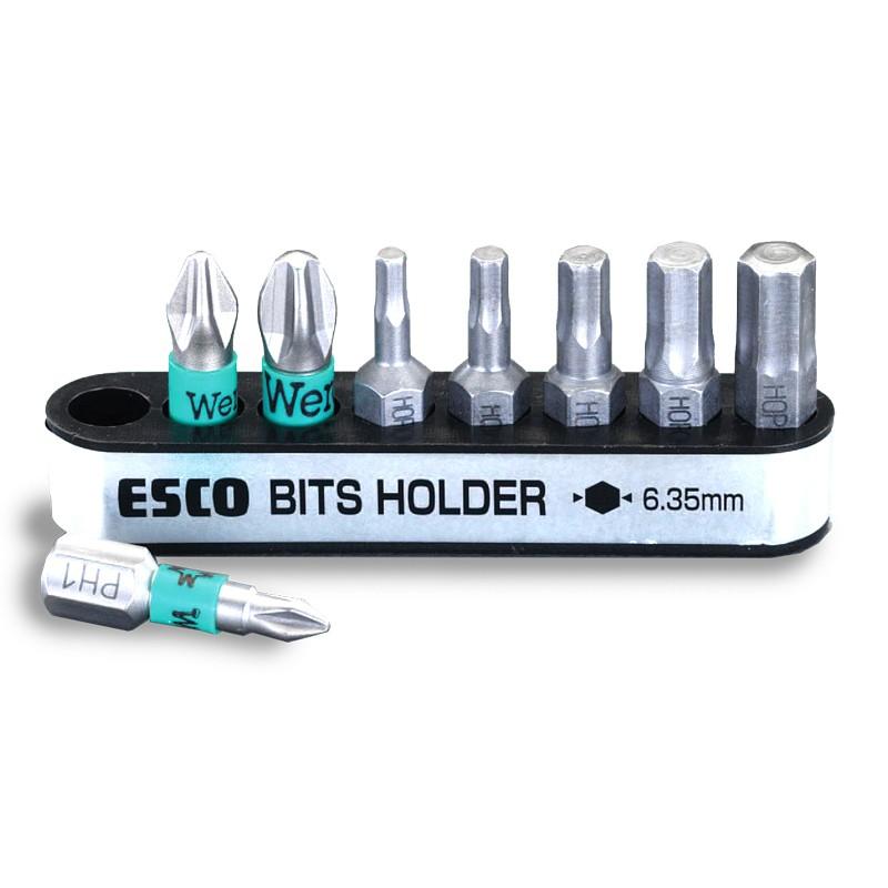 WERA×ESCO ビットセット プラスビット 3本 ヘックスビット 5本 8本セット Hex-Plus EA611AJ-10 ヴェラ ESCO（エスコ）｜w-i-t