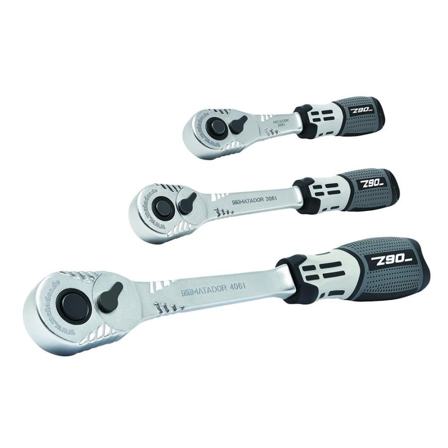 MATADOR 1/4dr&3/8dr Z90ストラップ穴付ラチェットハンドルセット : MATADOR（マタドール） ９０（３／８ＳＱ）Ｚ９０ストラップ穴付ラチェットハンドル ３０６１ ００９０ :  DIY・工具・ガーデン