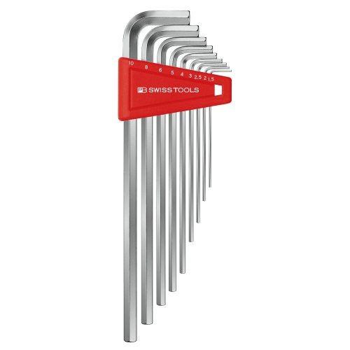 PB SWISS TOOLS ホルダー付六角棒レンチセットロング 211H-10 工具