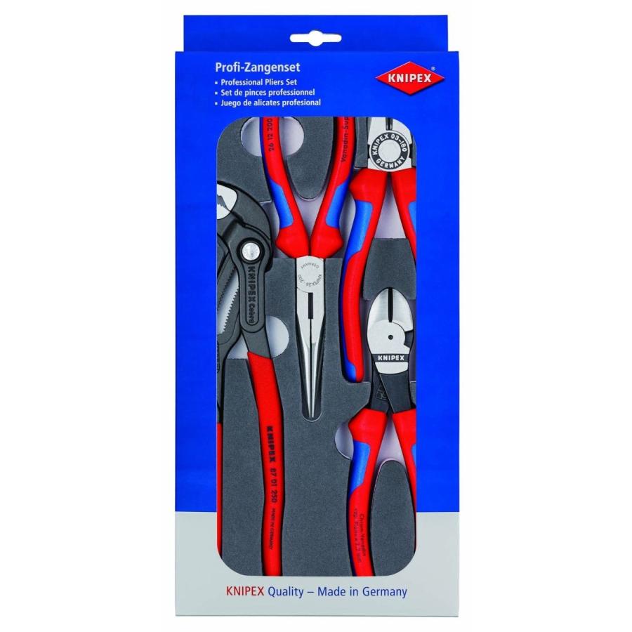KNIPEX（クニペックス） プライヤーセット ウレタントレイ入リ 