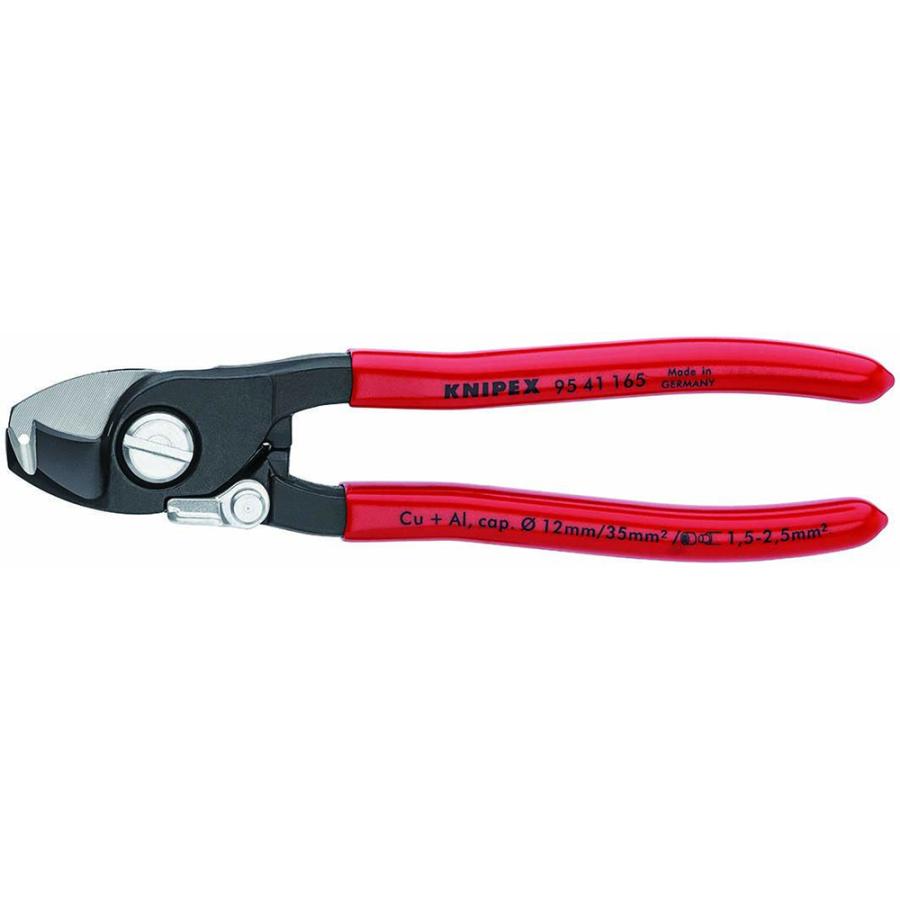 Knipex ケーブルカッター バネ付ストリップ付 9541 165 工具 クニペックス 別倉庫からの配送