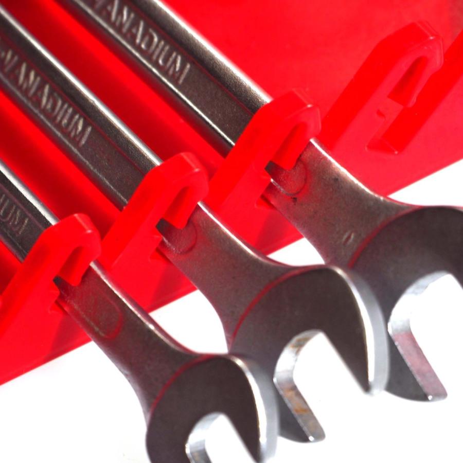 ERNST アーンスト 8本用 ソフトレンチラック・ハの字 5146 レッド 工具