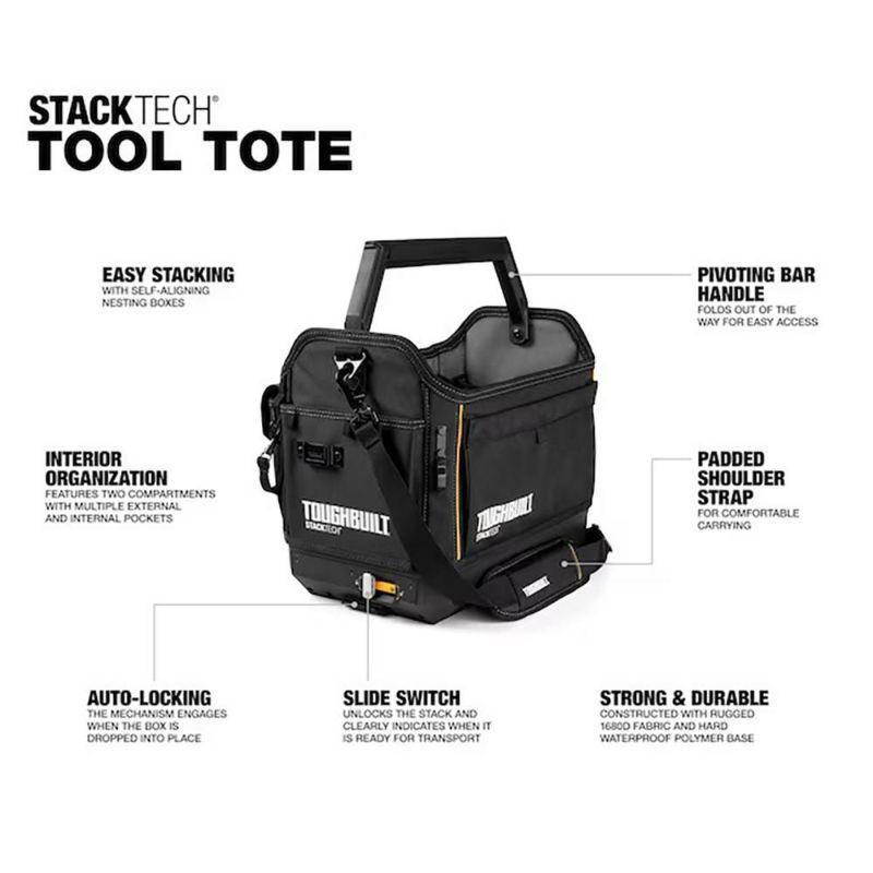 TOUGHBUILT STACK TECH ツールトート【ハーフサイズ】TB-B1-S-80C