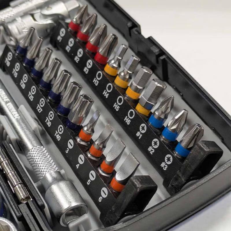 WIT 38pcs 1/4drソケットビットセット WIT-10004 : WORLD IMPORT TOOLS