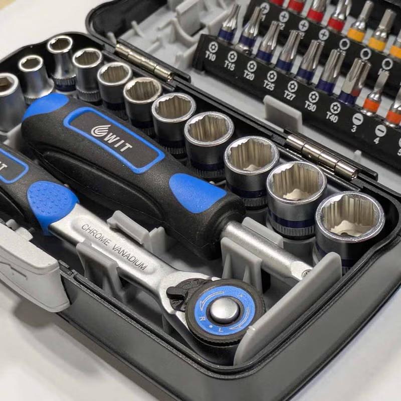 WIT 38pcs 1/4drソケットビットセット WIT-10004 : WORLD IMPORT TOOLS