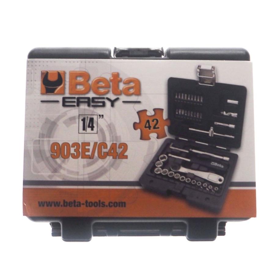 Beta(工具) BETA 1/4dr EASY ラチェット&ソケットセット Beta(工具) BETA 1/4dr EASY ラチェット&ソケットセット