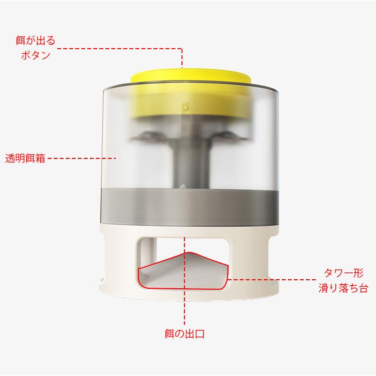 ペット 自動給餌器 おもちゃ 餌 ペット食器 早食い防止 知育玩具 猫