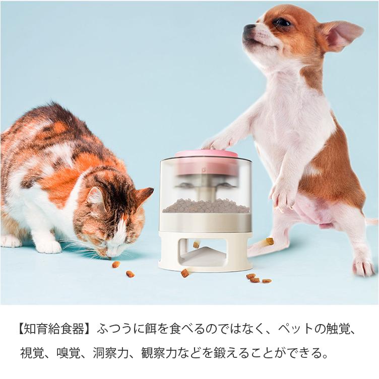 ペット 自動給餌器 おもちゃ 餌 ペット食器 早食い防止 知育玩具 猫