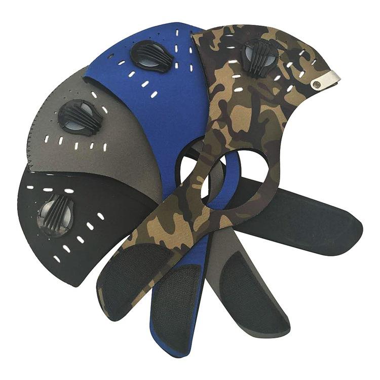スポーツマスク 3枚 サイクルマスク 5層フィルター活性炭入 洗える換気口付き ジムバイク ジョギング 運動 自転車 通勤 繰り返し使える送料無料｜w-market｜02