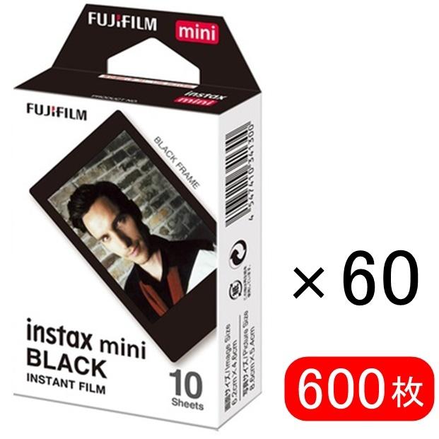 チェキフィルム 600枚 セット ブラック 10枚入り × 60 FUJI FILM 