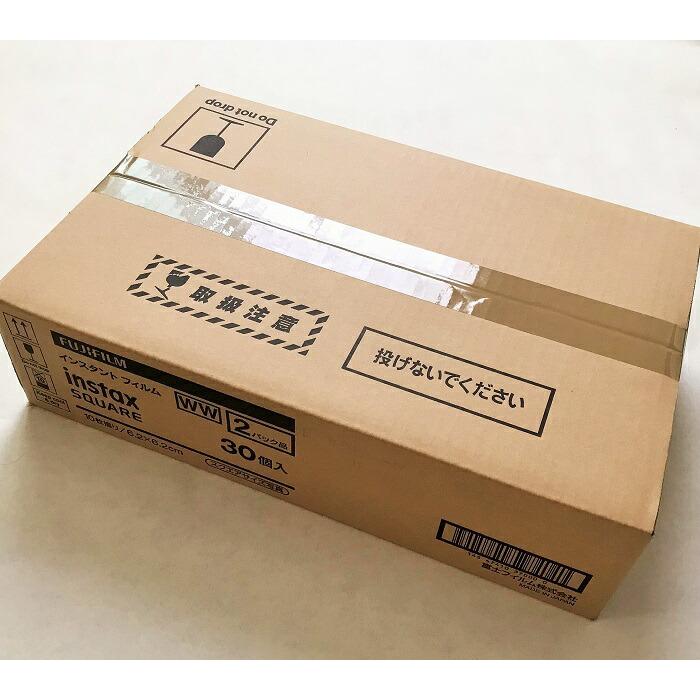 スクエア 600枚セット】チェキフィルム 業務用元箱 (2P×30 スクエア 600枚セット】チェキフィルム 業務用元箱 (2P×30