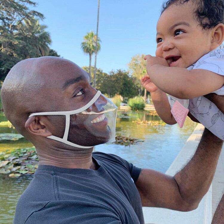 透明プラスチック マウスガード U字型 透明マスク クリアマスク 半透明マスク マウスシールド マウス