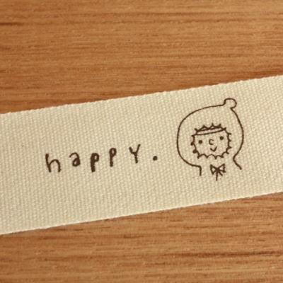 ハンドメイドに 布タグ 5枚セット 綿平織 25mm横- bous ゆきんこ | 