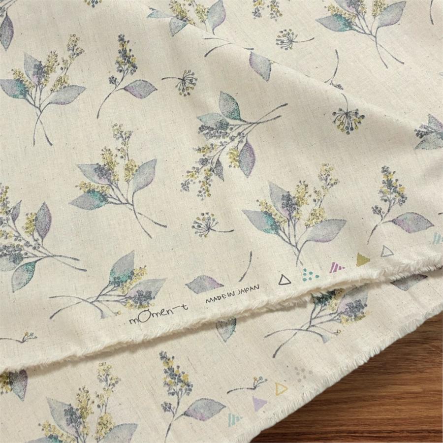 カットクロス 6枚 セット 約53cm × 50cm 北欧風 綿麻シーチング 綿麻キャンバス モーメント nina はぎれ |  | 06