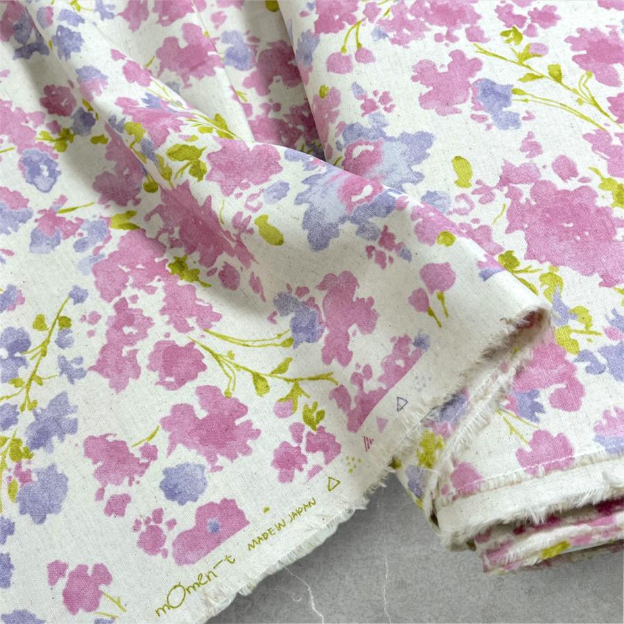 カットクロス 6枚 セット 約53cm × 50cm 北欧風 綿麻シーチング 綿麻キャンバス モーメント nina はぎれ |  | 08