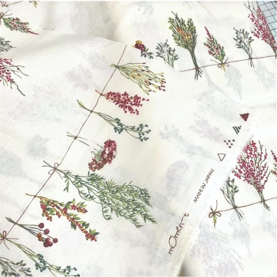 カットクロス 6枚 セット 約53cm × 50cm 北欧風 綿麻シーチング 綿麻キャンバス モーメント nina はぎれ |  | 10