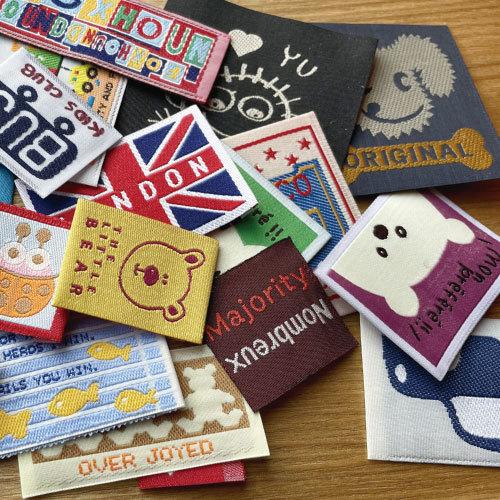 ハンドメイド タグ 布タグ 刺繍タグ ミックス セット 福袋 40枚