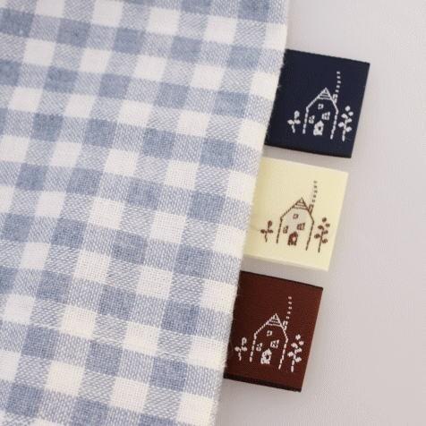ハンドメイドに刺繍挟みタグ‐BOUSお家セット : 手芸用品 ダブルノート