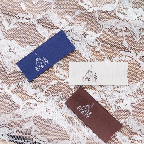 ハンドメイドに刺繍挟みタグ‐BOUSお家セット : 手芸用品 ダブルノート