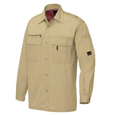 日本製】 春夏用作業服 作業着 長袖シャツ AZ-5465 SS〜LL 着働楽