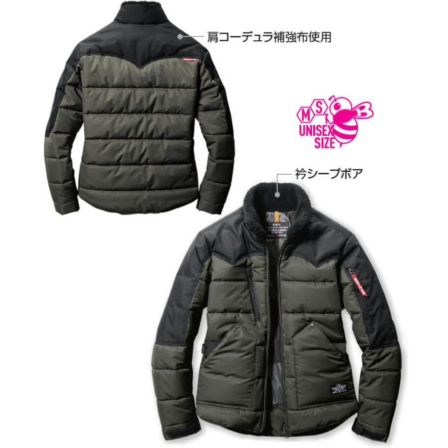 作業服 バートル BURTLE サーモクラフト 防寒ジャケット 5020 XXL 単品 TC500対応 防寒 撥水 作業着 ユニセックス メンズ レディース｜w-shokai｜04