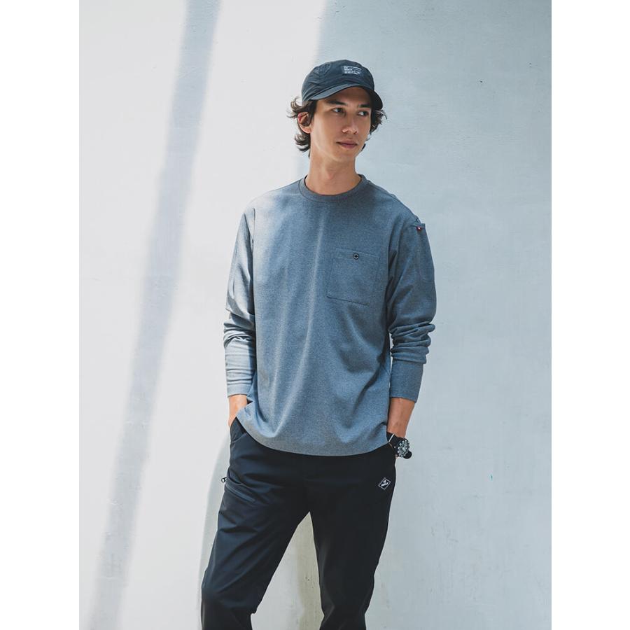 横浜高校 YH-111 練習着 Lサイズ BURTLE（バートル） 作業服 ロングTシャツ 655 S-XXL 通年 ストレッチ