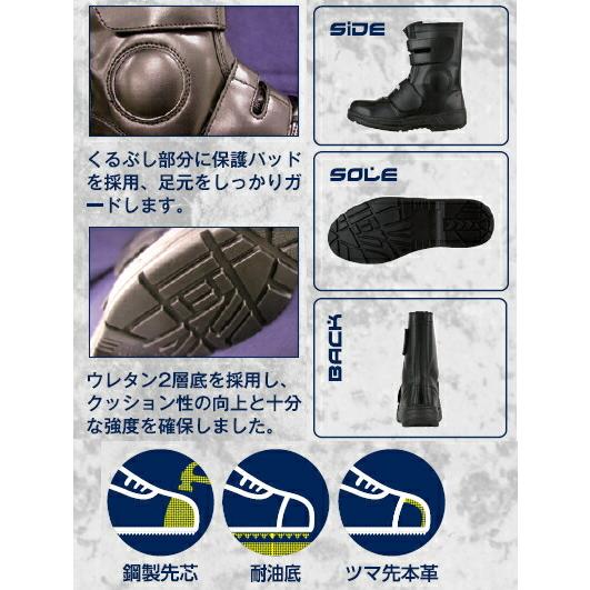 作業用半長靴　サイズ27cm 楽天市場】半長靴 安全（靴サイズ（cm）22.5）（安全・保護用品