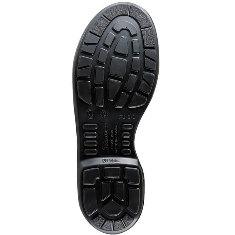 シモン 安全靴 Simon 7522 黒 23.5-28.0cm EEE JIS規格 中編上靴