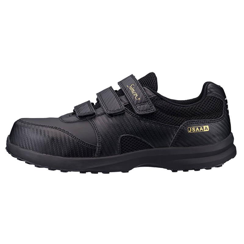 シモン 安全靴 Simon KN118 ブラック 22.0-23.5cm EEE JSAA規格