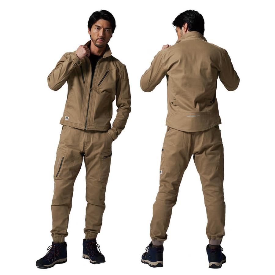 作業服 上下セット 寅壱 TORAICHI 長袖ブルゾン 3620-124 4L ＆ カーゴジョガーパンツ 3620-235 4L 通年 ストレッチ 作業着 メンズ |  | 08