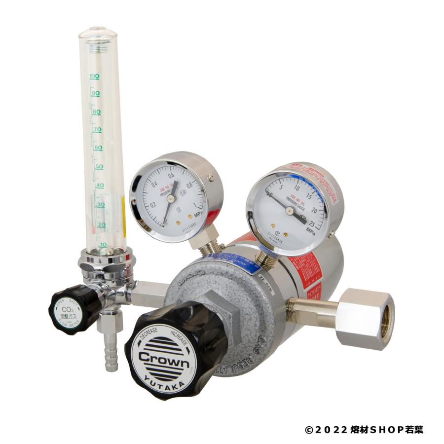 炭酸ガス調整器 ユタカ FCR-100N : 熔材SHOP 若葉 - 通販 炭酸ガス調整器 ユタカ FCR-100N : 熔材SHOP 若葉 - 通販