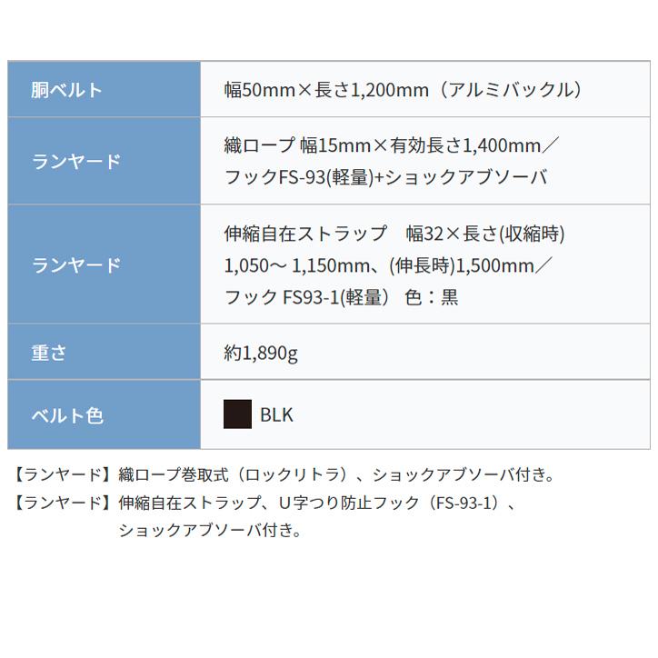 藤井電工 TB-2-LRL593-NV5931-BLK-BK-M-BP ツヨロン 2丁掛け 藤井電工 TB-2-LRL593-NV5931-BLK-BK-M-BP ツヨロン 2丁掛け