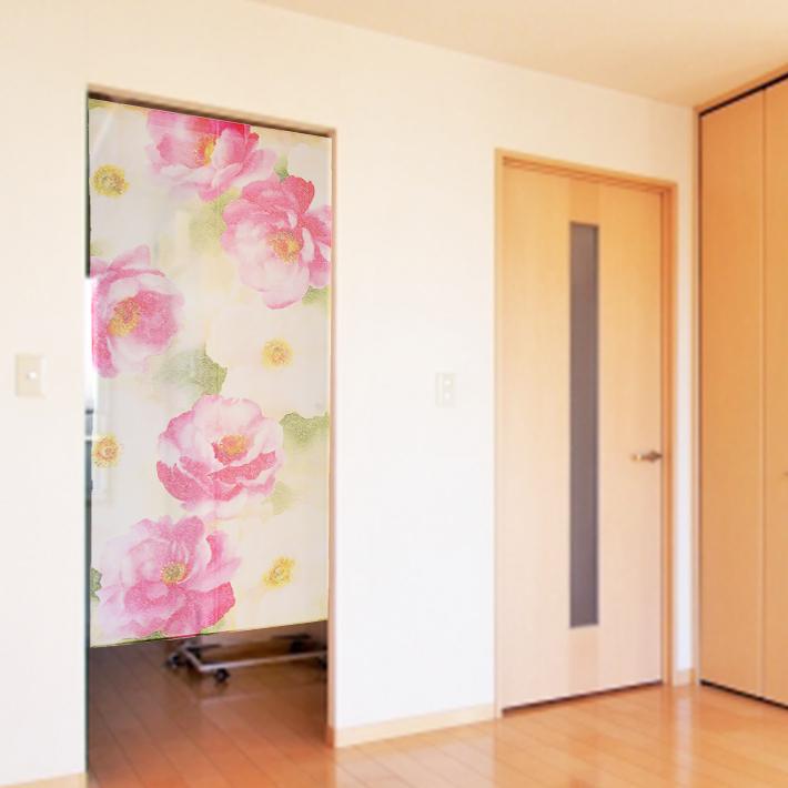 のれん 水彩フラワー 花柄 かわいい 水彩 フラワー 花 やさしい ふんわり ピンク おしゃれ 階段 リビング 感染対策 飛沫防止 Ez Fst4 Auhj W Style Interior 通販 Yahoo ショッピング