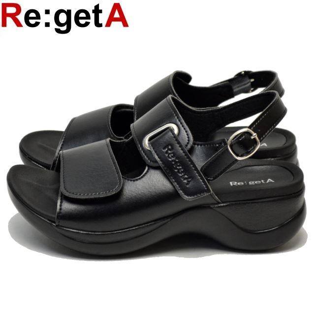 Re Geta Work リゲッタワーク レディース サンダル Rw1001 バックベルト オフィス ナース 仕事 事務 ブラック 人気 定番 痛くない 疲れにくい Rw1001 Blk シューバッグ 通販 Yahoo ショッピング