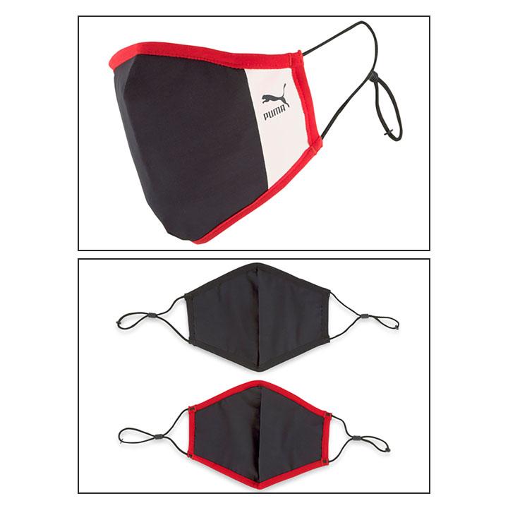 PUMA（プーマ） カラーマスク 2枚組 大人用 フェイスマスク2/手洗い