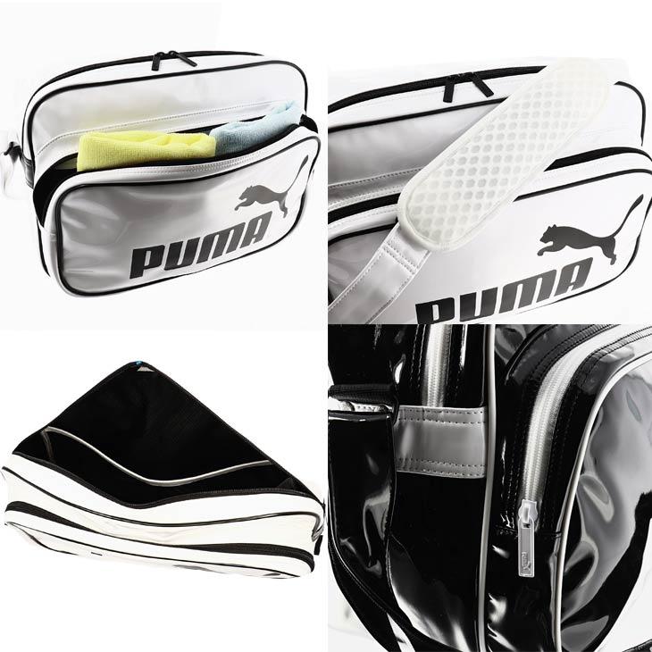 PUMA プーマ エナメルバッグ 23L ショルダーバッグ かばん