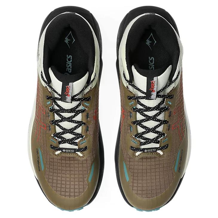 アシックス メンズ トレイルランニング 防水シューズ 2E相当 asics ゲルトラブーコ MT GTX ミドルカット GORE-TEX スタンダードラスト 軽量 /1011C085-6Sの画像