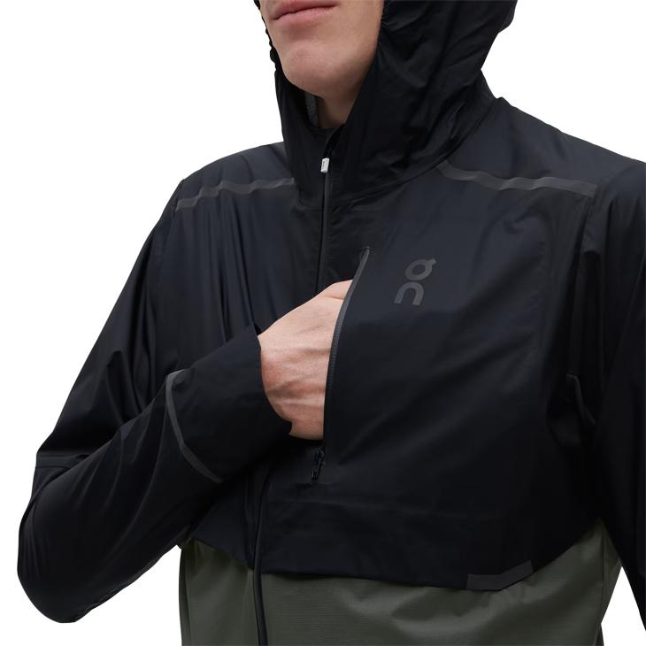 オン on ランニングジャケット メンズ Weather Jacket 全天候型 タイトフィット アウター パッカブル 超軽量 防風 通気性 はっ水 /10440-10401｜w-w-m｜08