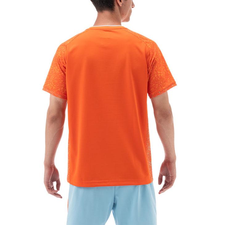 ヨネックス メンズ ゲームシャツ(フィットスタイル) YONEX 日本製 半袖Tシャツ バドミントン ソフトテニス 国産 スポーツウェア 涼感 吸汗速乾 トップス /10480｜w-w-m｜06