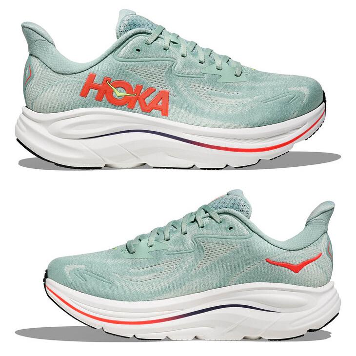 ホカ メンズ ランニングシューズ HOKA クリフトン 10 レギュラー幅 クッション性 通気性 ロードラン ローカット ジョギングシューズ 男性 大きいサイズ /1162030の画像
