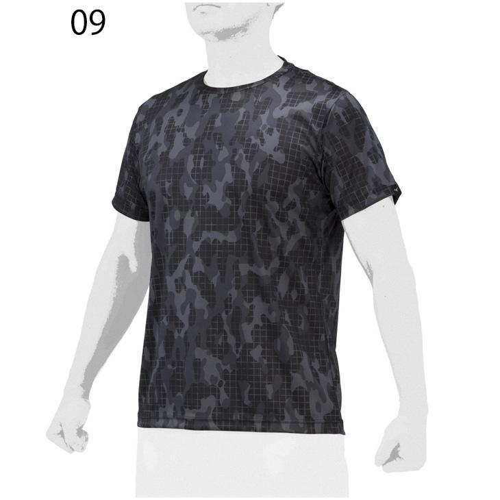 MIZUNO グラフィックプリント Tシャツ MIZUNO（ミズノ） 半袖 Tシャツ グラフィック プリントT/トレーニング