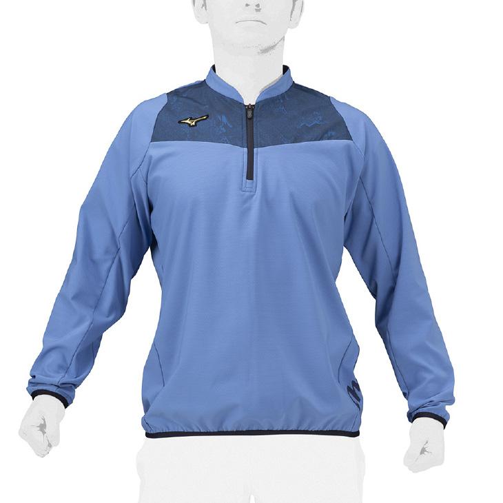 MIZUNO（ミズノ） ハーフジップ プルオーバー 長袖 メンズ ユニ