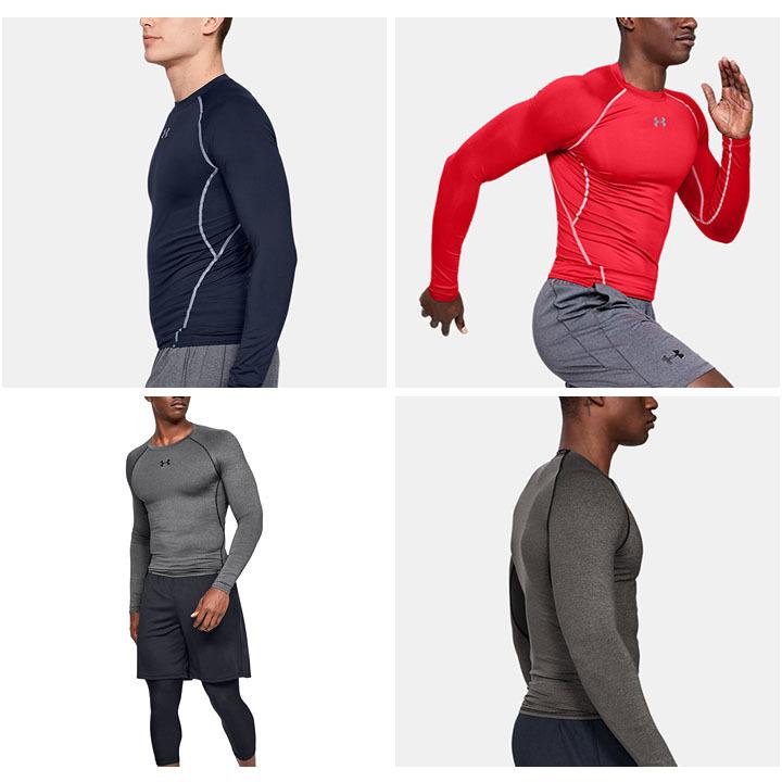 UNDER ARMOURコンプレッション ヒートギア アンダーアーマー長袖シャツ UNDER ARMOUR アンダーアーマー コンプレッションシャツ 長袖