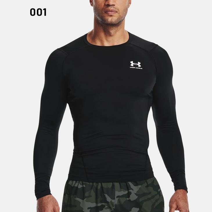 コンプレッション インナーシャツ 長袖 メンズ アンダーアーマー UNDER ARMOUR ヒートギア/スポーツウェア トレーニング ジム /1361524【返品不可】｜w-w-m｜02