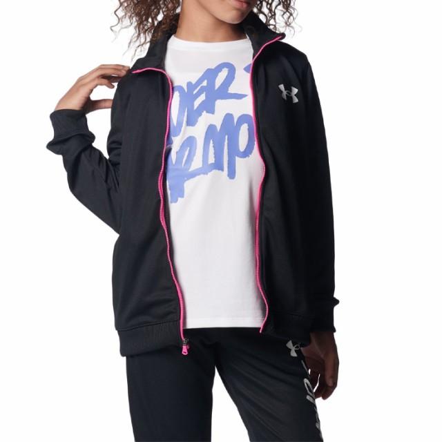 UNDER ARMOUR ジャージ上下セット ピンク/黒 UNDER ARMOUR（アンダーアーマー） ジュニア ジャージ 上下 女の子