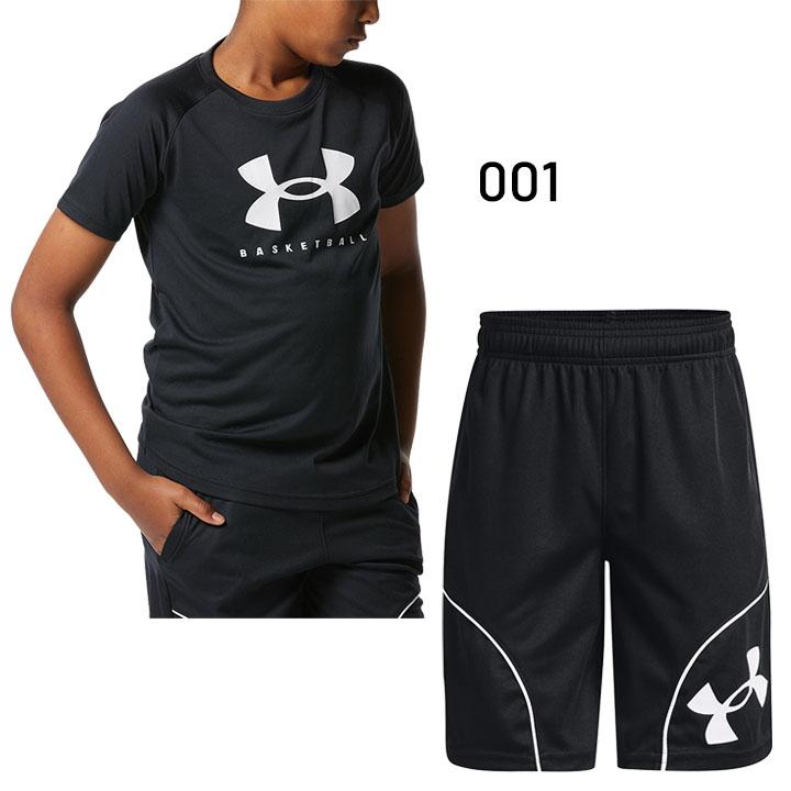 【希少残りわずか】新品　UNDER ARMOUR Tシャツとハーフパンツセット UNDER ARMOUR アンダーアーマー キッズ 半袖Tシャツ ハーフ